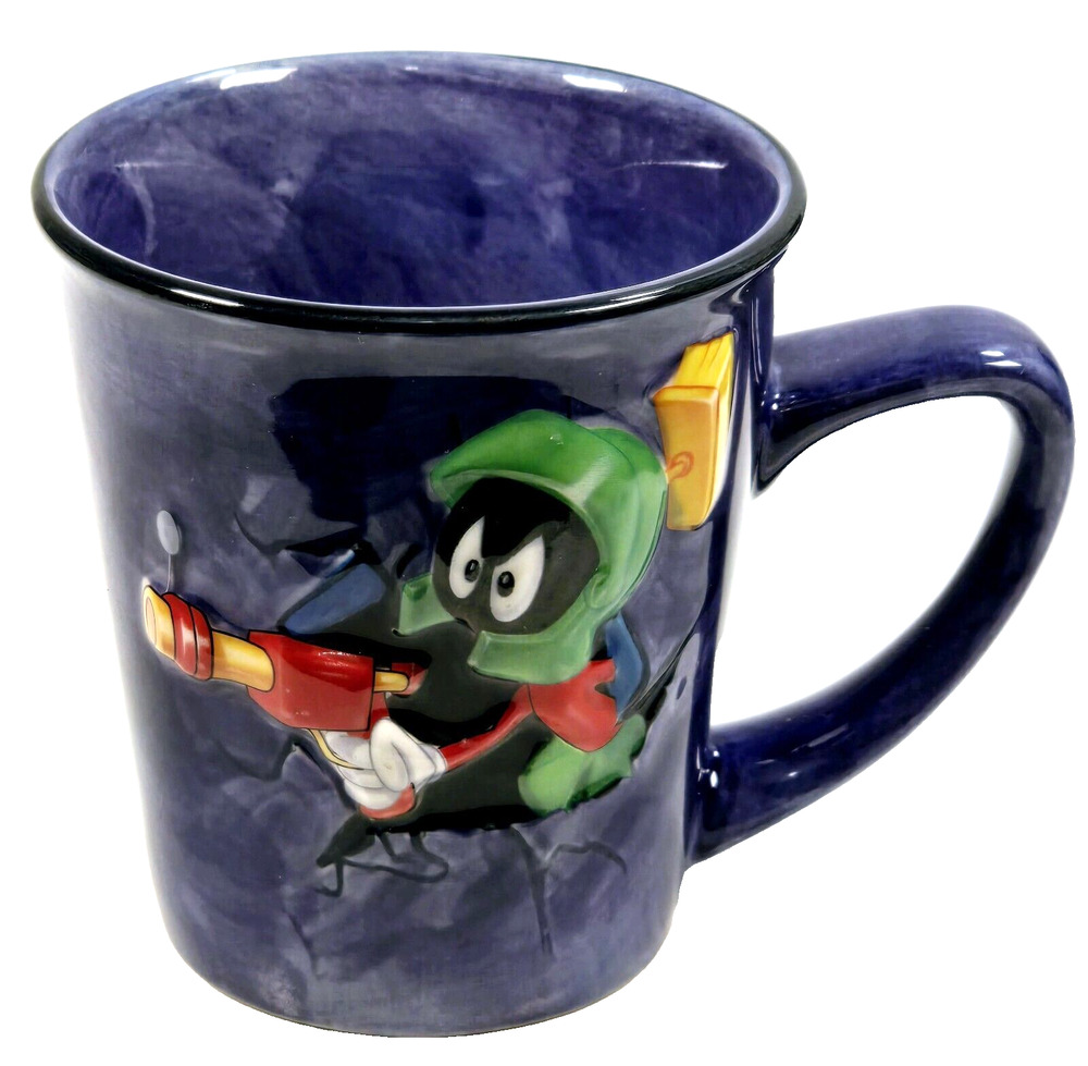 Looney Tunes Marvin The Martian Coffee Mug 3D Cup Breakthrough Ray Gun XPRES